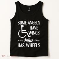 Some Angels Have Wings Mine Has Wheels Special Needs Tank Top thumb 2