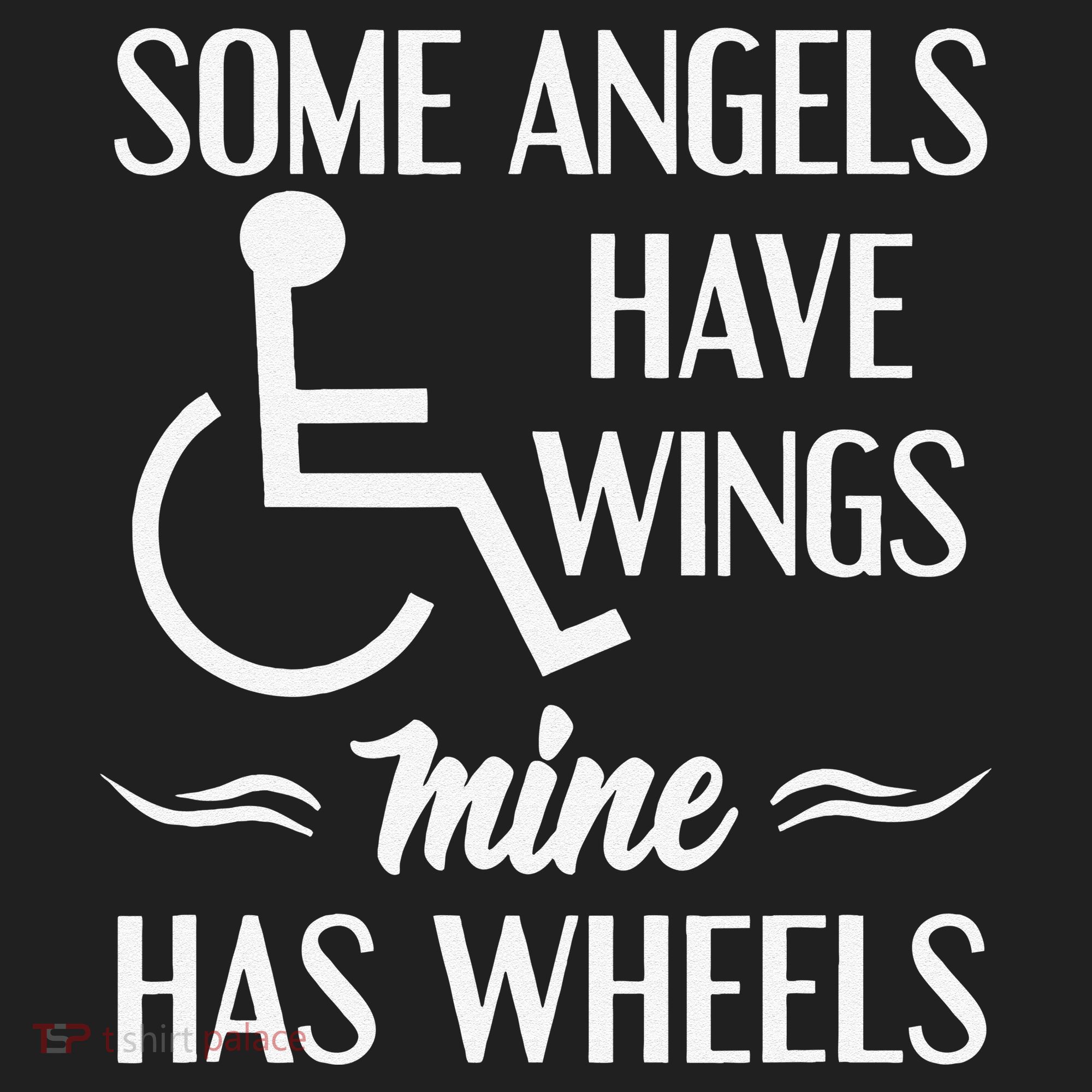 Some Angels Have Wings Mine Has Wheels Special Needs Golf Towel