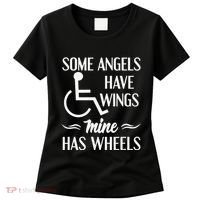Some Angels Have Wings Mine Has Wheels Special Needs Women's T-Shirt thumb 0