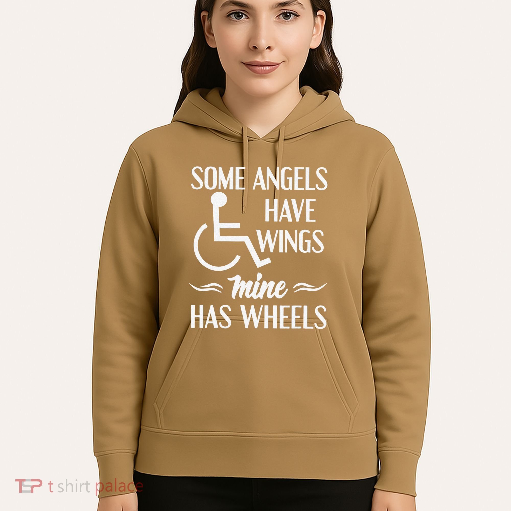 Some Angels Have Wings Mine Has Wheels Special Needs Hoodie