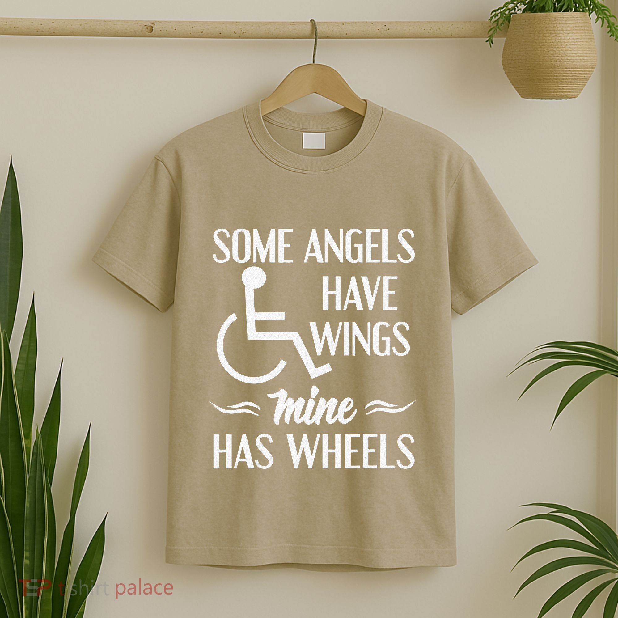 Some Angels Have Wings Mine Has Wheels Special Needs T-Shirt
