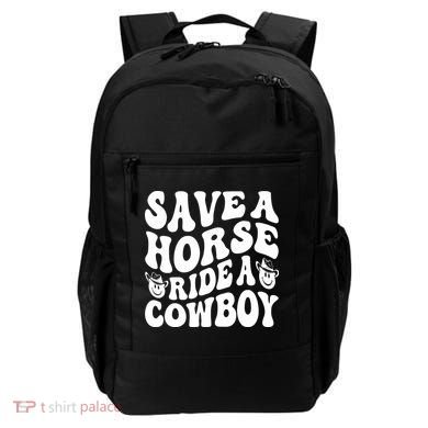 Save A Horse Ride A Cowboy Oversized Western Backpack