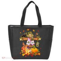 Scarecrow Autumn Hello Fall Pumpkin Thanksgiving Halloween Tote Bag thumb 0