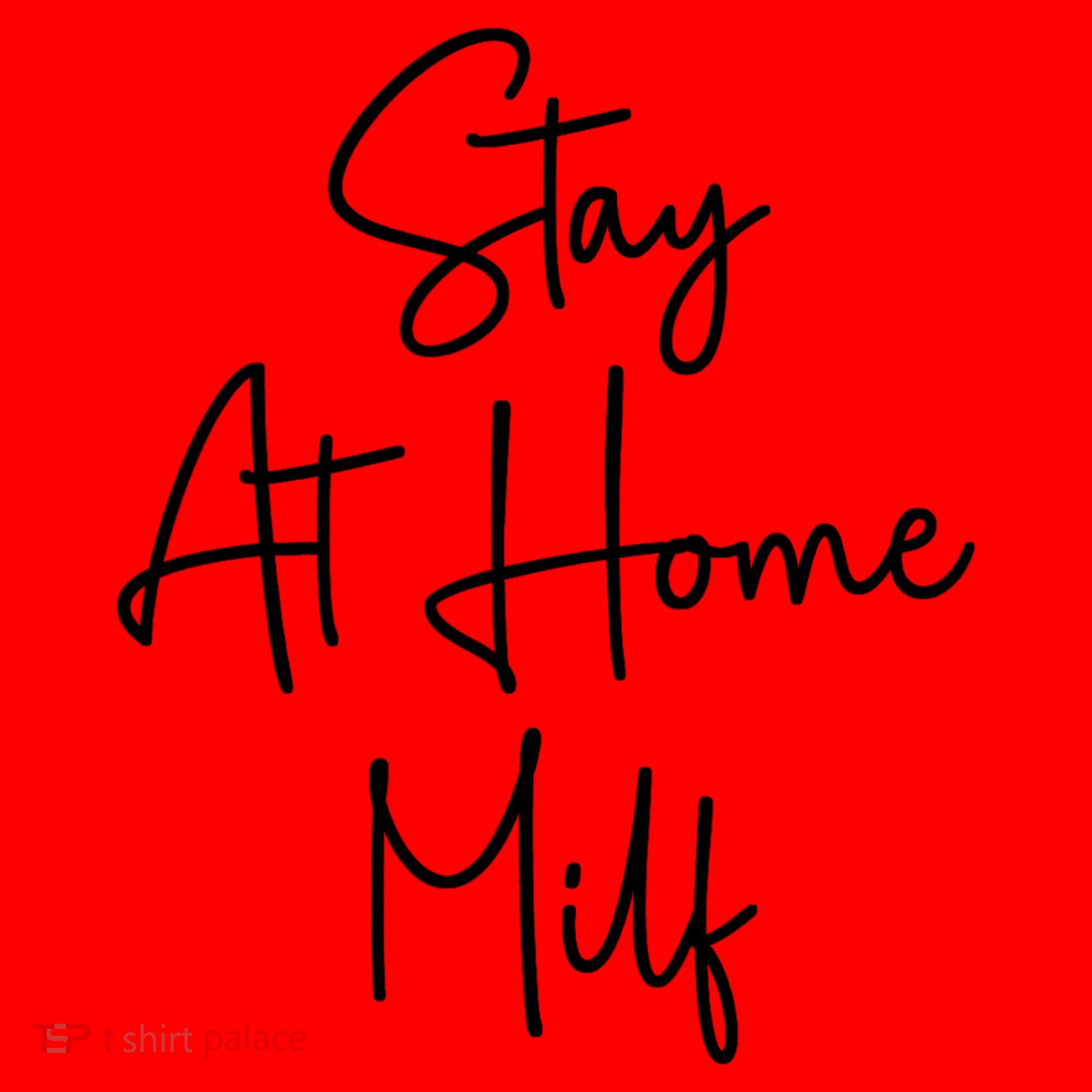 Stay At Home Milf Funny Sarcastic Jokes Mothers Santa Hat