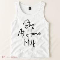 Stay At Home Milf Funny Sarcastic Jokes Mothers Tank Top thumb 2