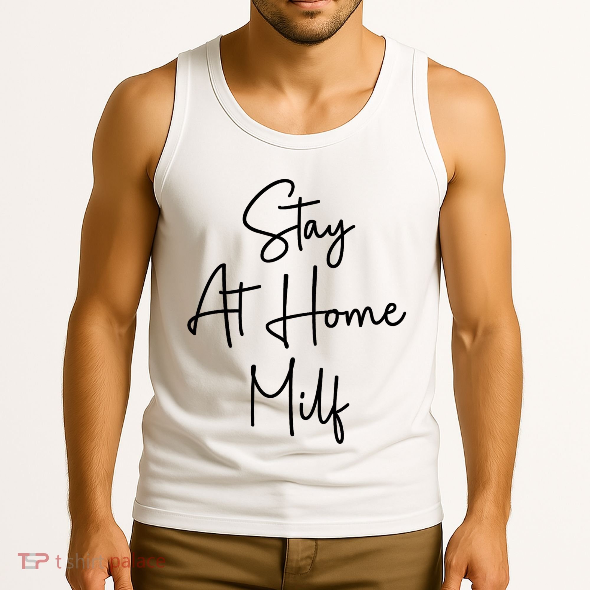 Stay At Home Milf Funny Sarcastic Jokes Mothers Tank Top