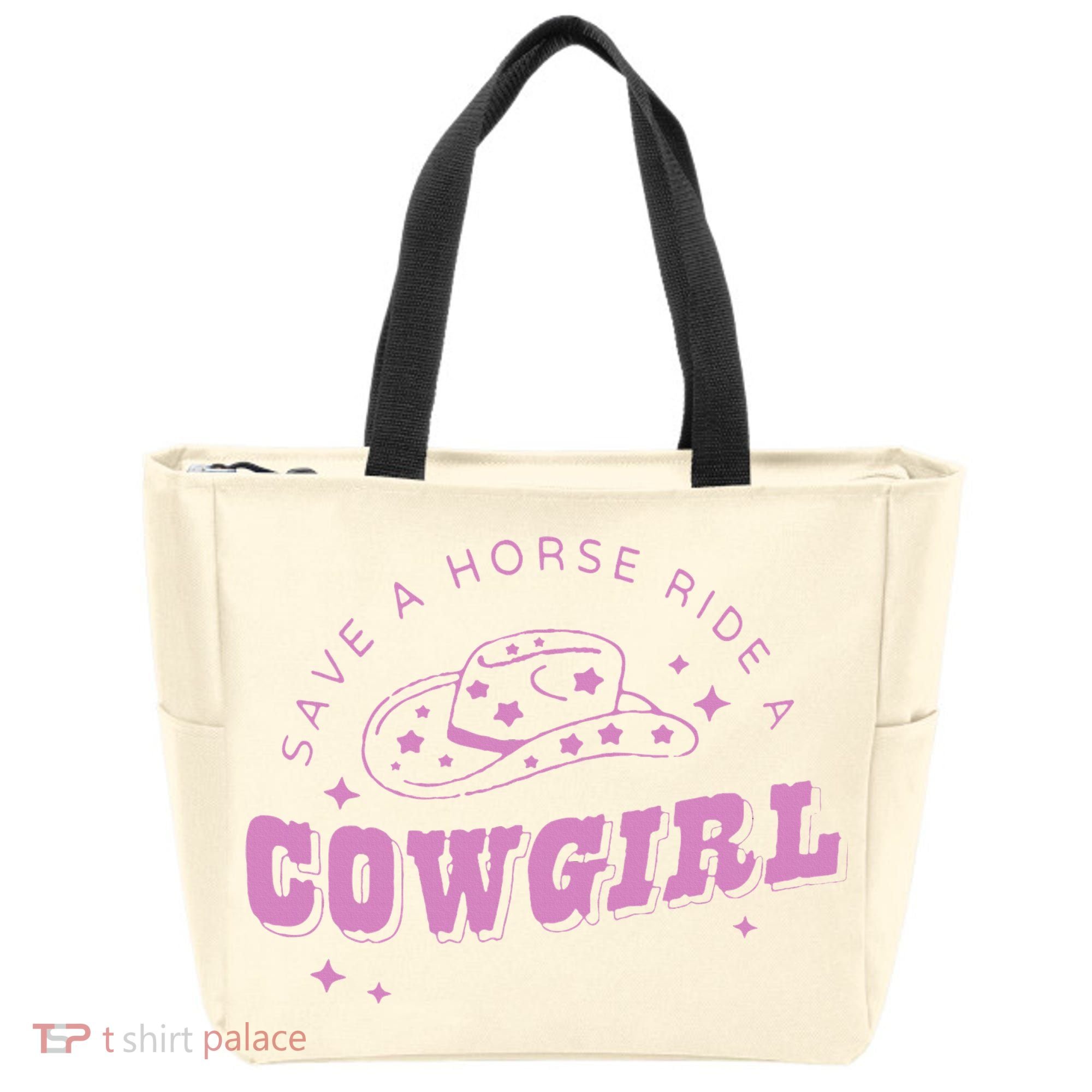 Save a Horse Ride a Cowgirl Lesbian Western Subtle Pride Tote Bag