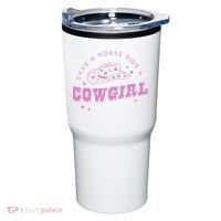 Save a Horse Ride a Cowgirl Lesbian Western Subtle Pride Tumbler thumb 0