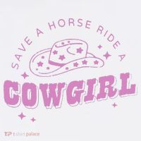 Save a Horse Ride a Cowgirl Lesbian Western Subtle Pride Women's T-Shirt thumb 6