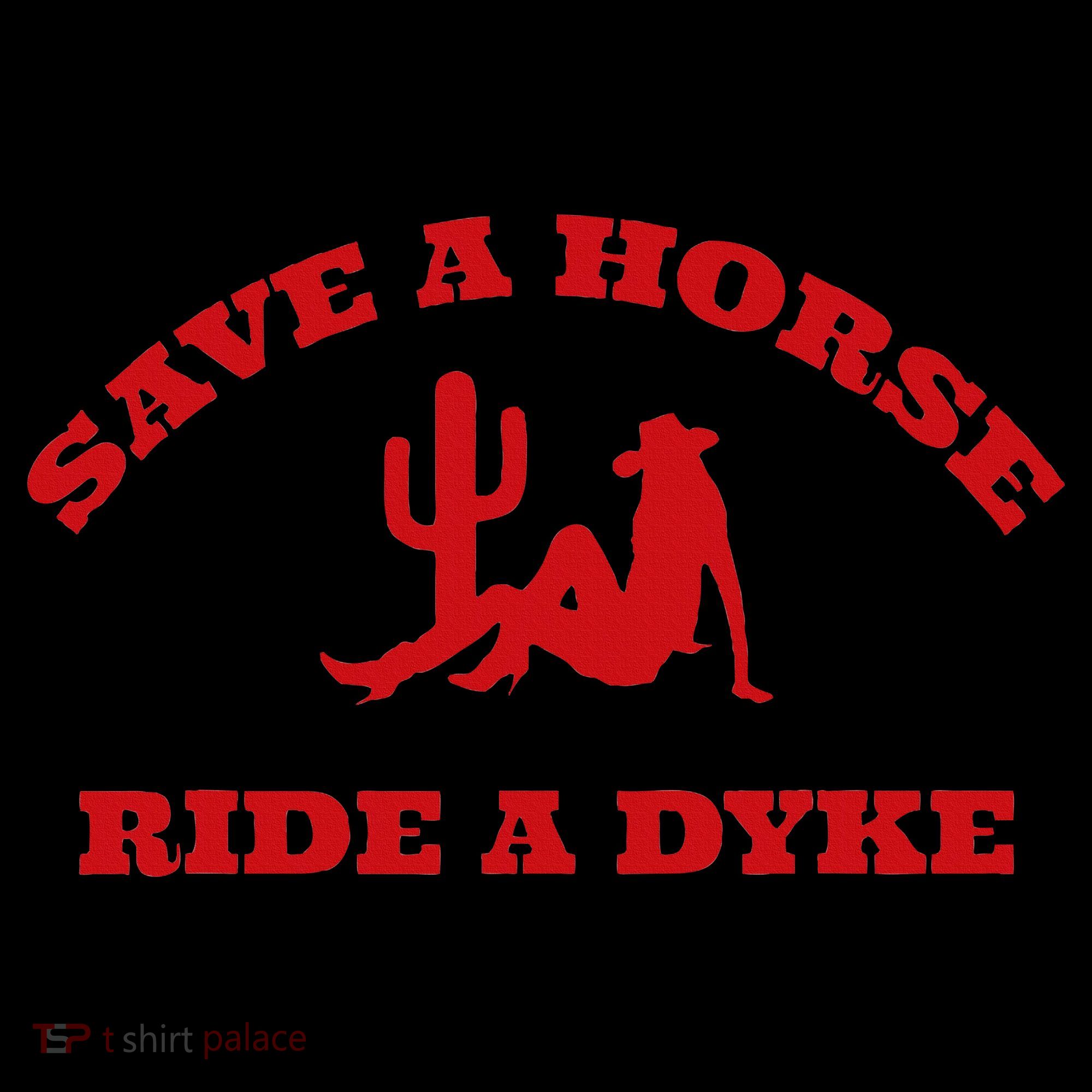 Save A Horse Ride A Dyke Funny Quotes Kids Sweatshirt