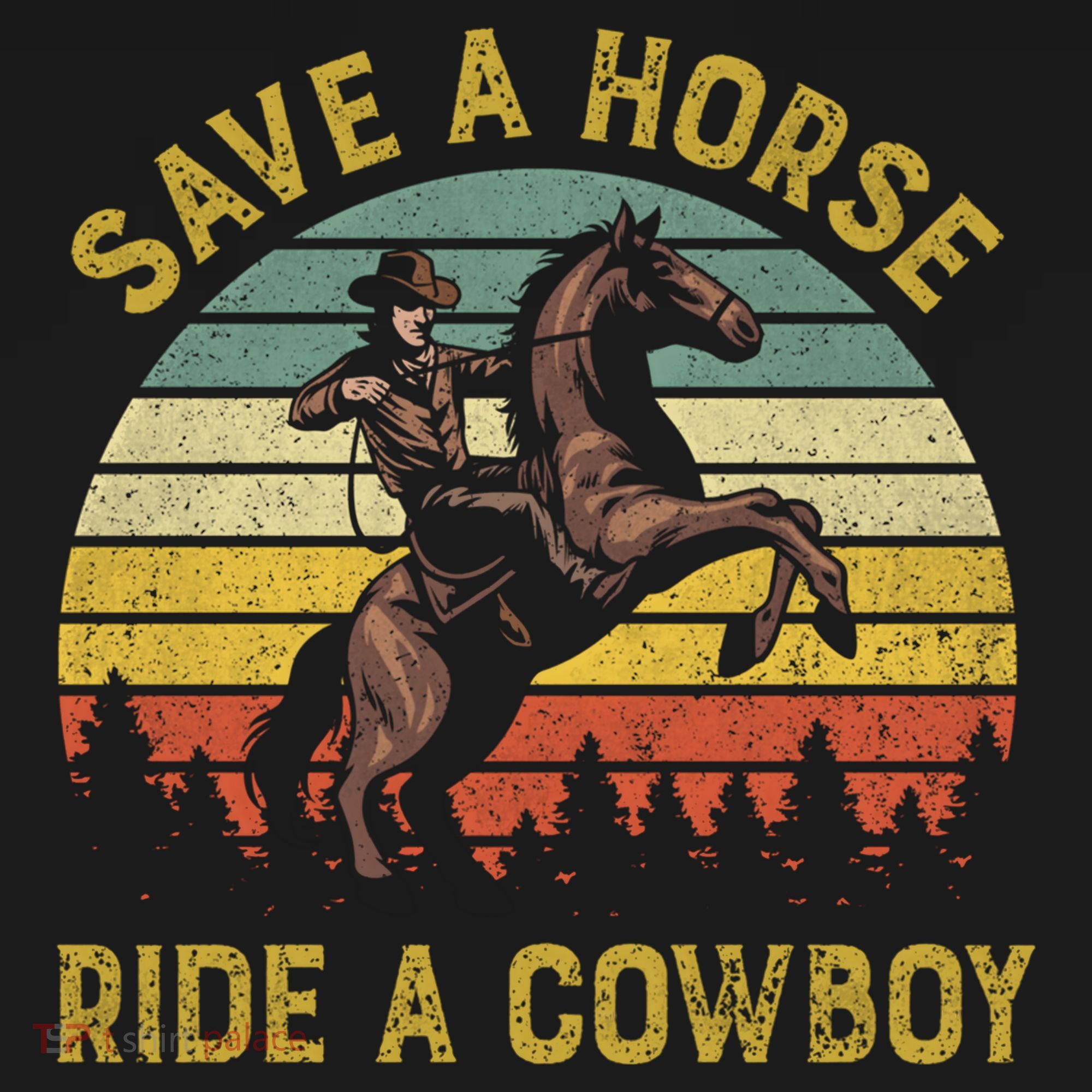 Save A Horse Ride A Cow Western Rodeo Country Lover Gift Bucket Hat