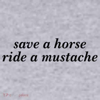 Save A Horse Ride A Mustache Women's Racerback Cropped Tank