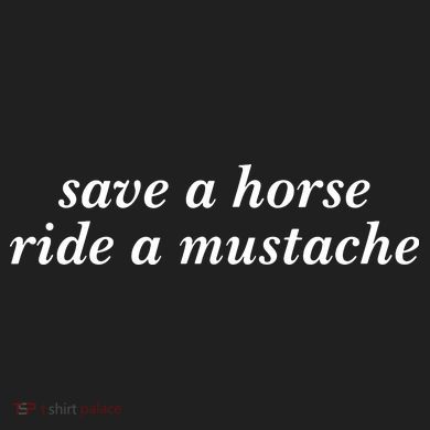 Save A Horse Ride A Mustache Urban Oversized Heavyweight T-Shirt