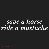 Save A Horse Ride A Mustache Hat thumb 2