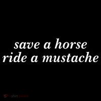 Save A Horse Ride A Mustache Toddler T-Shirt thumb 4