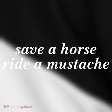 Save A Horse Ride A Mustache Toddler Fine Jersey T-Shirt