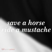 Save A Horse Ride A Mustache Toddler Fine Jersey T-Shirt thumb 2