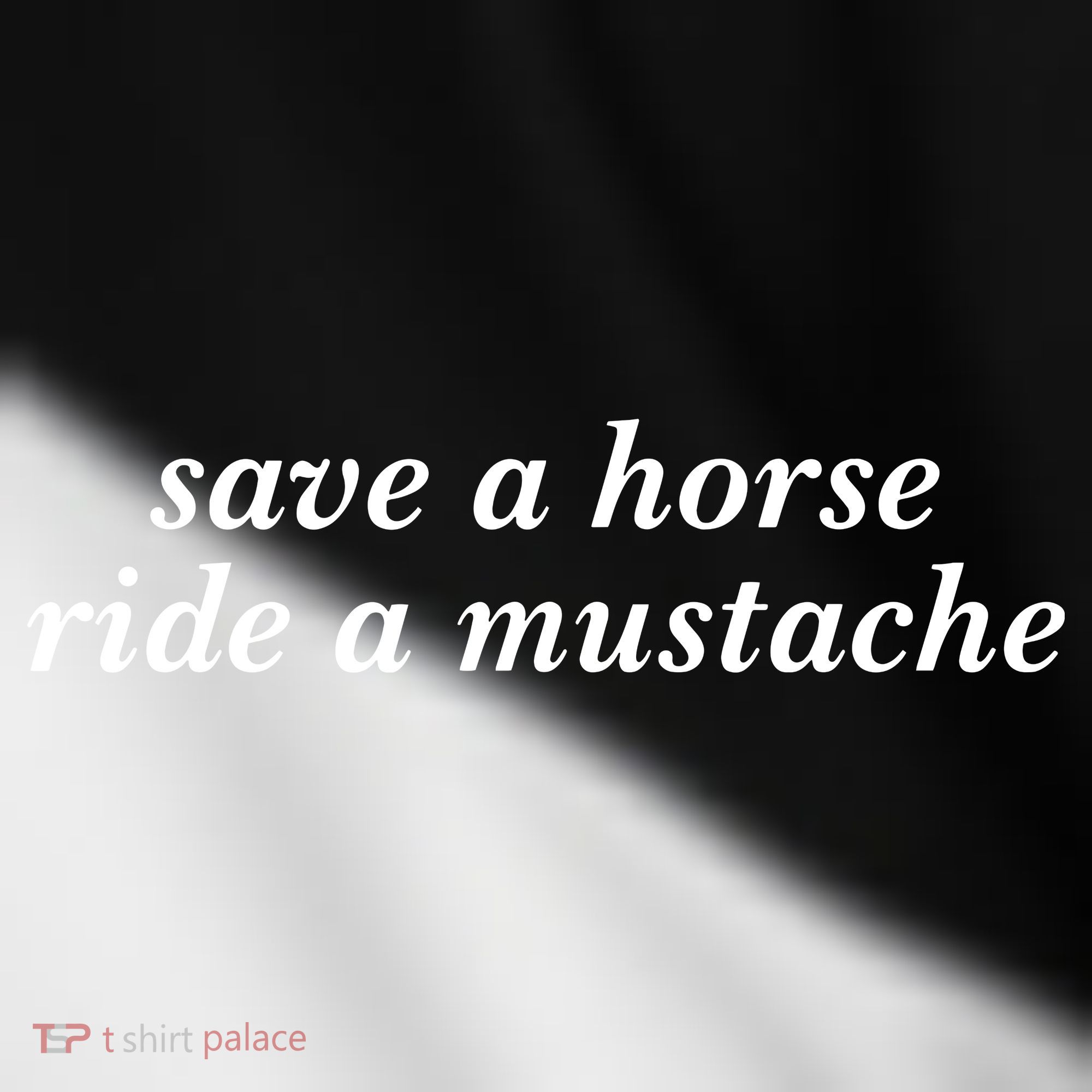 Save A Horse Ride A Mustache Toddler Fine Jersey T-Shirt