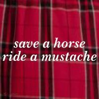 Save A Horse Ride A Mustache Men's Flannel Plaid Pajama Pants thumb 2