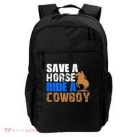 Save A Horse Ride Cow Texas Horse Lover Gift Backpack thumb 0