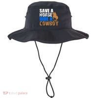 Save A Horse Ride Cow Texas Horse Lover Gift Bucket Hat thumb 0