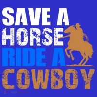 Save A Horse Ride Cow Texas Horse Lover Gift Tumbler thumb 3