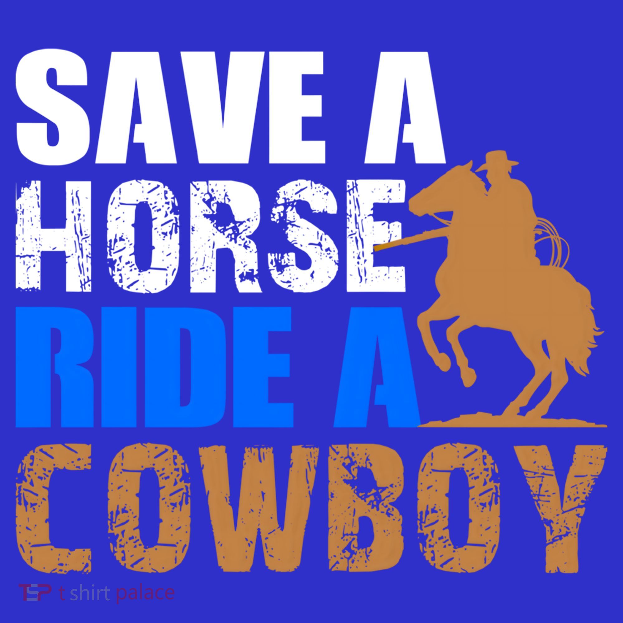 Save A Horse Ride Cow Texas Horse Lover Gift Women's Tank Top
