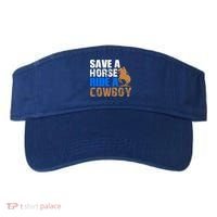 Save A Horse Ride Cow Texas Horse Lover Gift Visor thumb 0