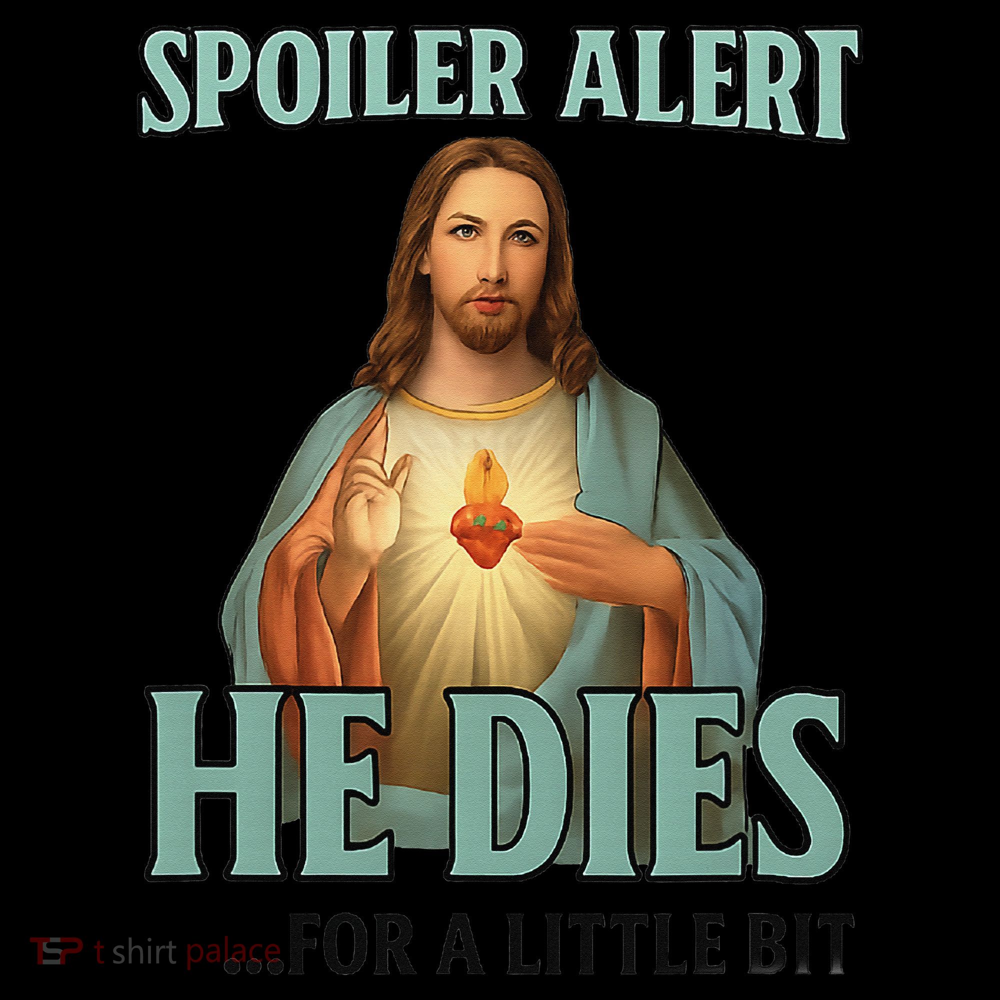 Spoiler Alert He Dies For A Little Bit Funny Easter Jesus Doggie Tank