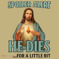 Spoiler Alert He Dies For A Little Bit Funny Easter Jesus Hoodie thumb 7