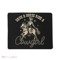 Save A Horse Ride A Cowgirl Lesbian Mousepad thumb 0