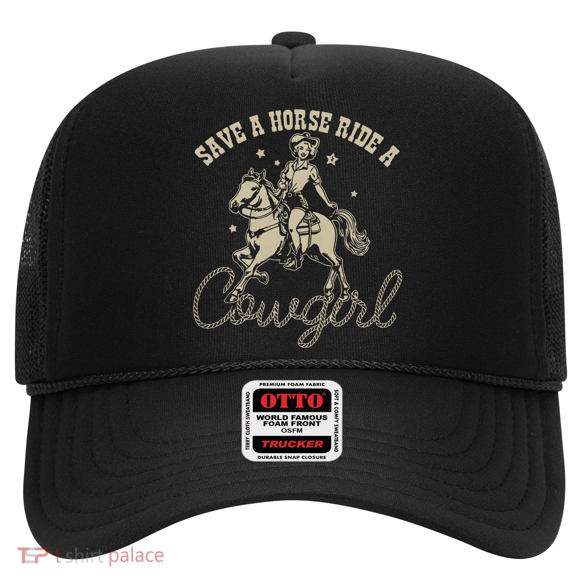 Save A Horse Ride A Cowgirl Lesbian Hat