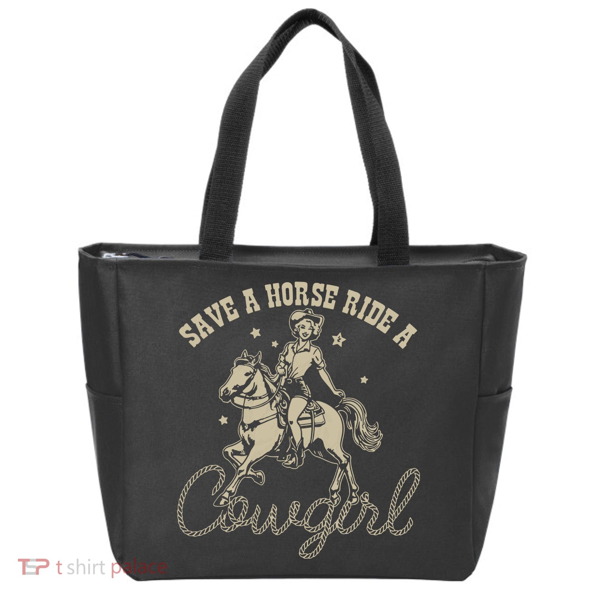 Save A Horse Ride A Cowgirl Lesbian Tote Bag