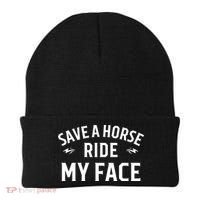 Save A Horse Ride My Face Beanie thumb 0