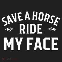 Save A Horse Ride My Face Golf Towel thumb 3