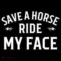 Save A Horse Ride My Face Cropped Pullover Crew thumb 4