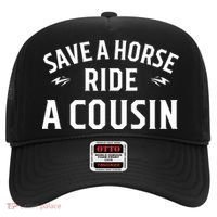 Save A Horse Ride A Cousin Hillbilly Redneck Southern Joke Hat thumb 0