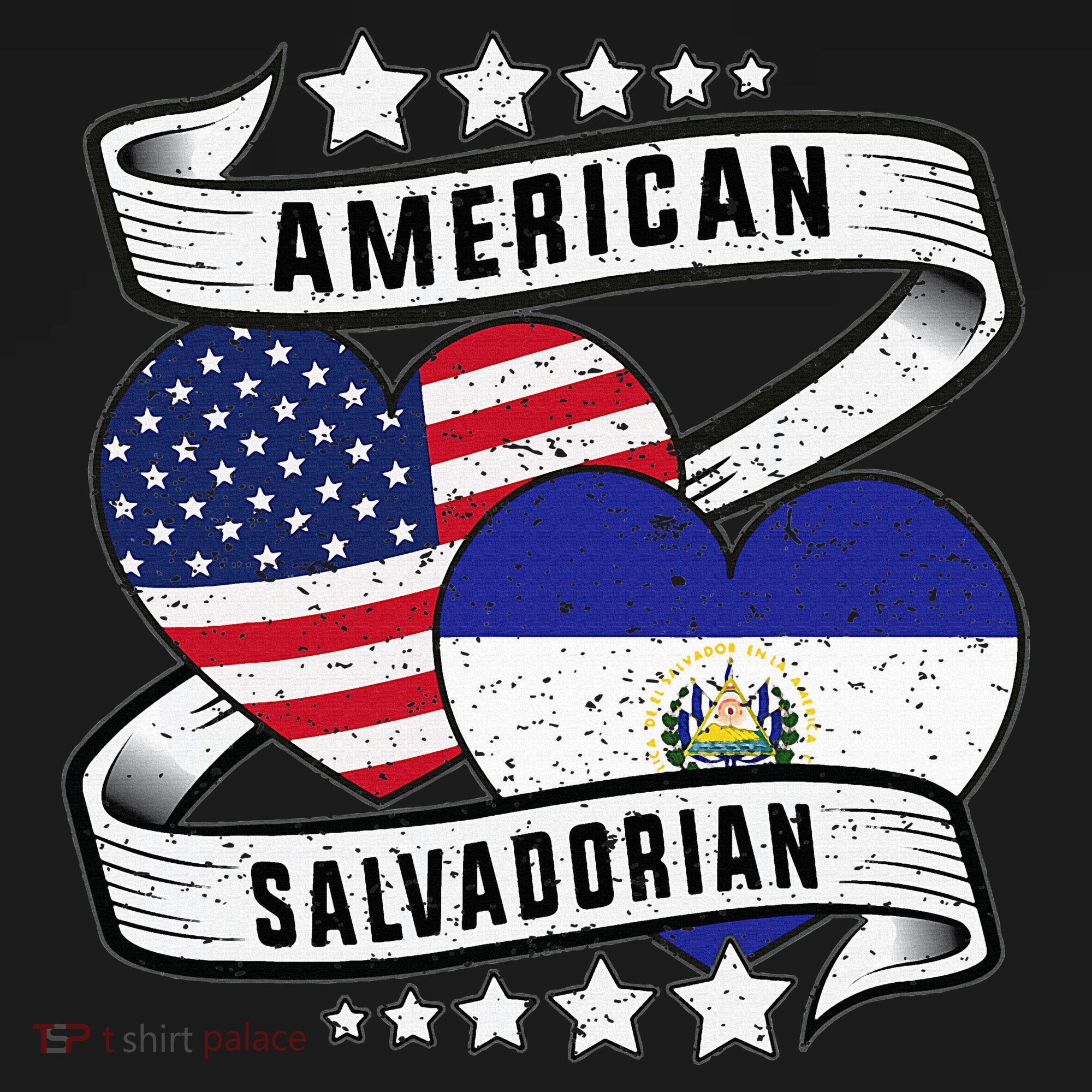 Salvadoran American Half American Half El Salvador Women's Hoodie