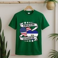 Salvadoran American Half American Half El Salvador T-Shirt thumb 2