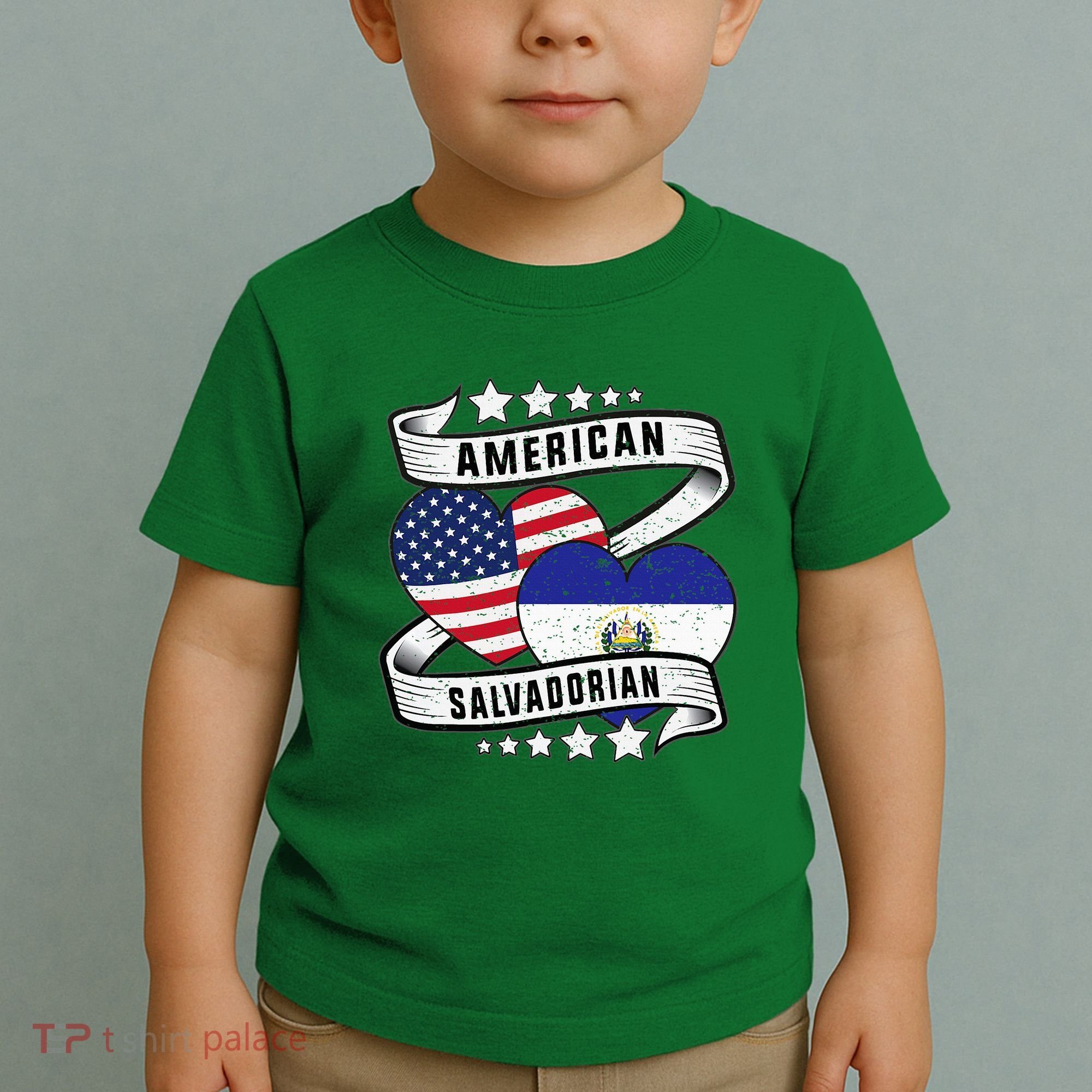 Salvadoran American Half American Half El Salvador Toddler T-Shirt