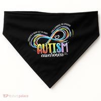 Strength And Heart Set Us Apart Autism acceptance USA-Made Doggie Bandana thumb 0