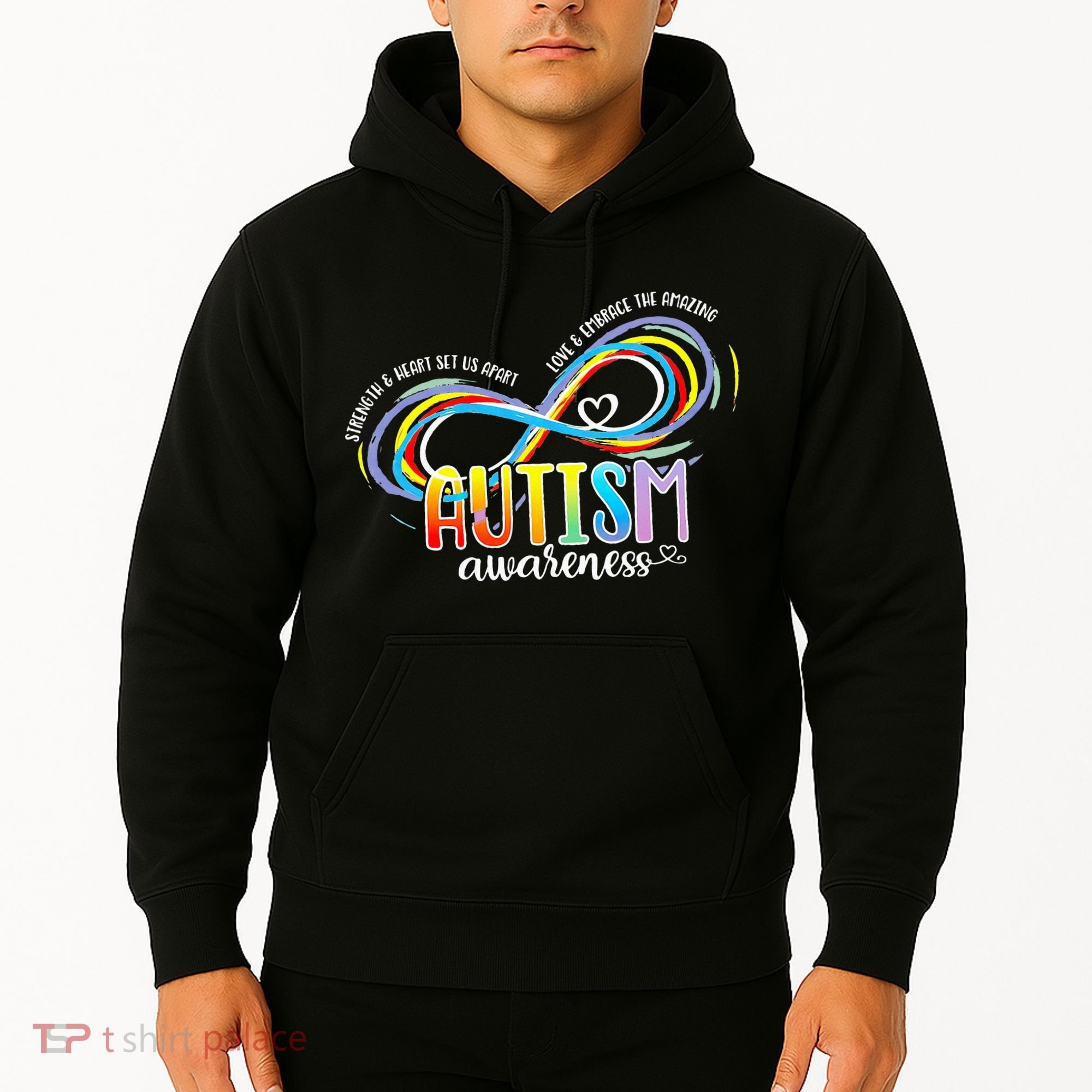 Strength And Heart Set Us Apart Autism acceptance Hoodie