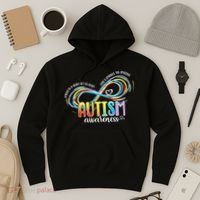 Strength And Heart Set Us Apart Autism acceptance Hoodie thumb 3