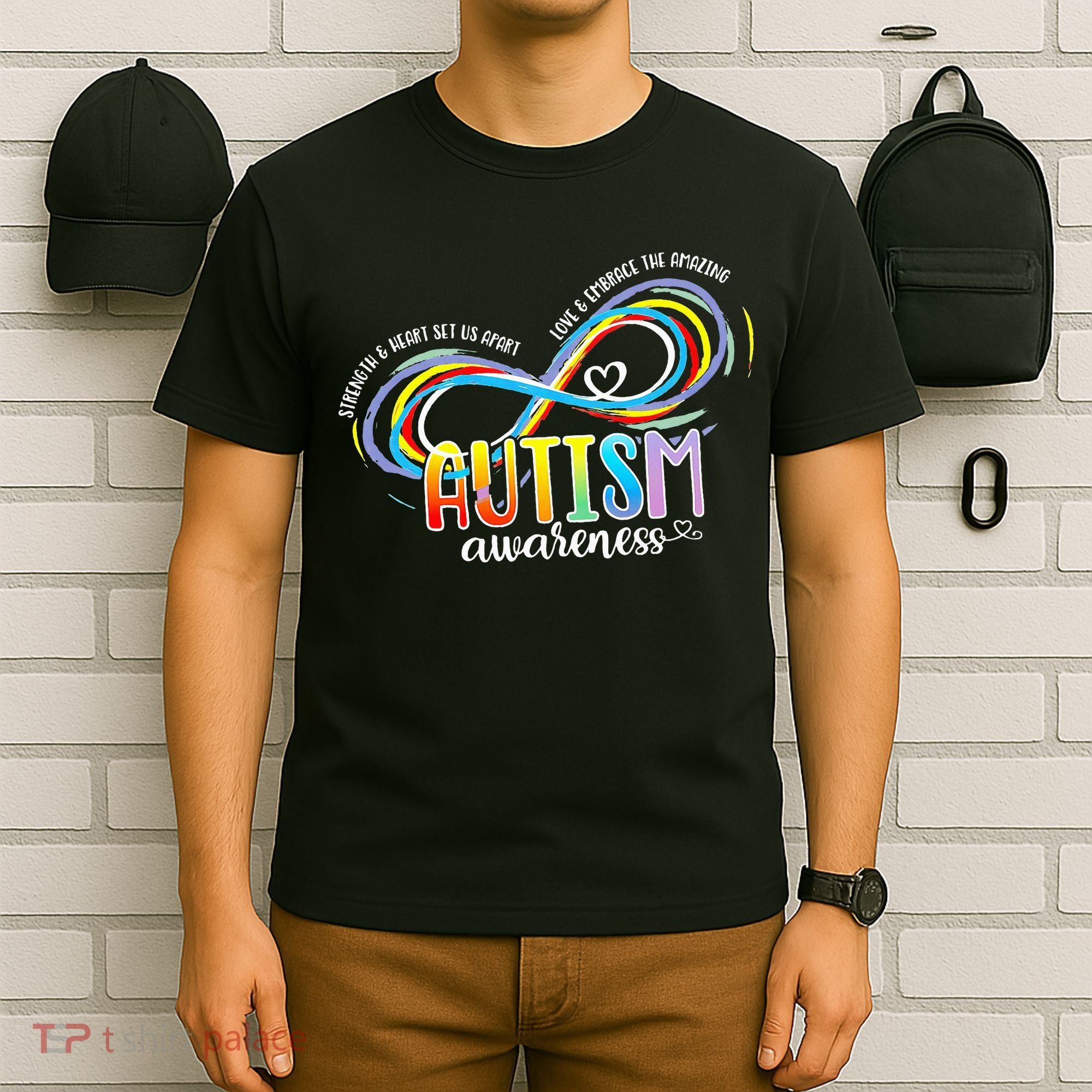 Strength And Heart Set Us Apart Autism acceptance T-Shirt