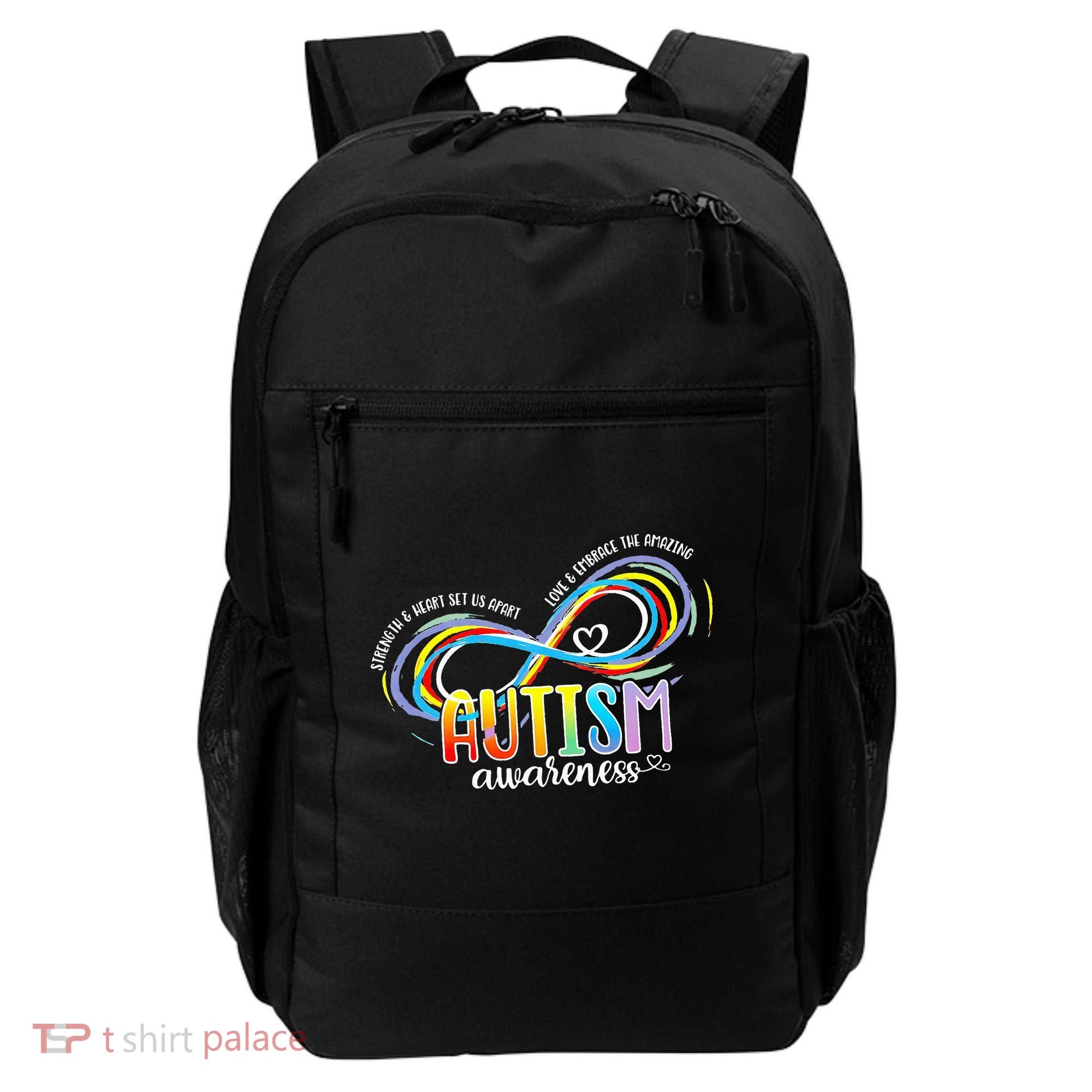 Strength And Heart Set Us Apart Autism acceptance Backpack
