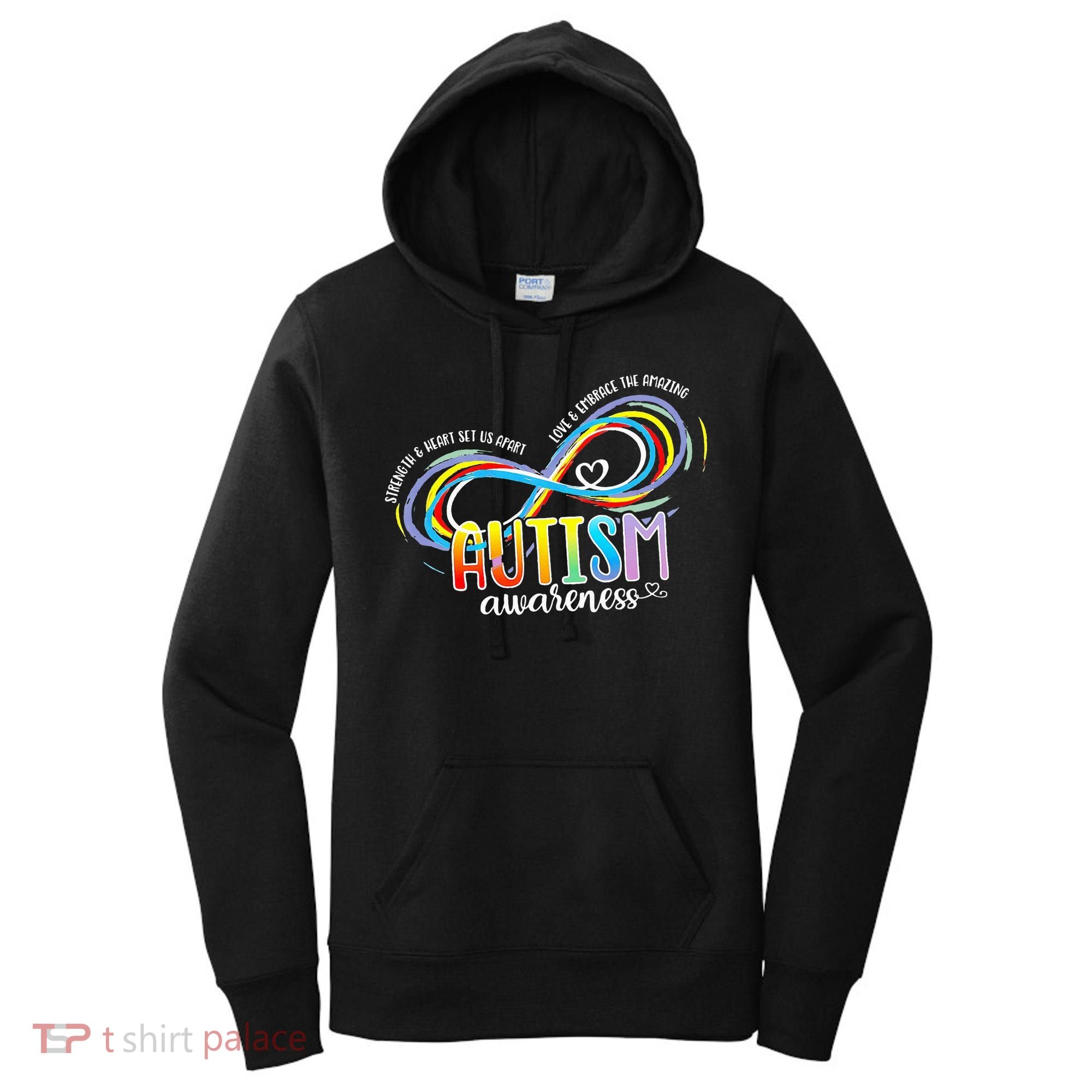 Strength And Heart Set Us Apart Autism acceptance Women's Hoodie