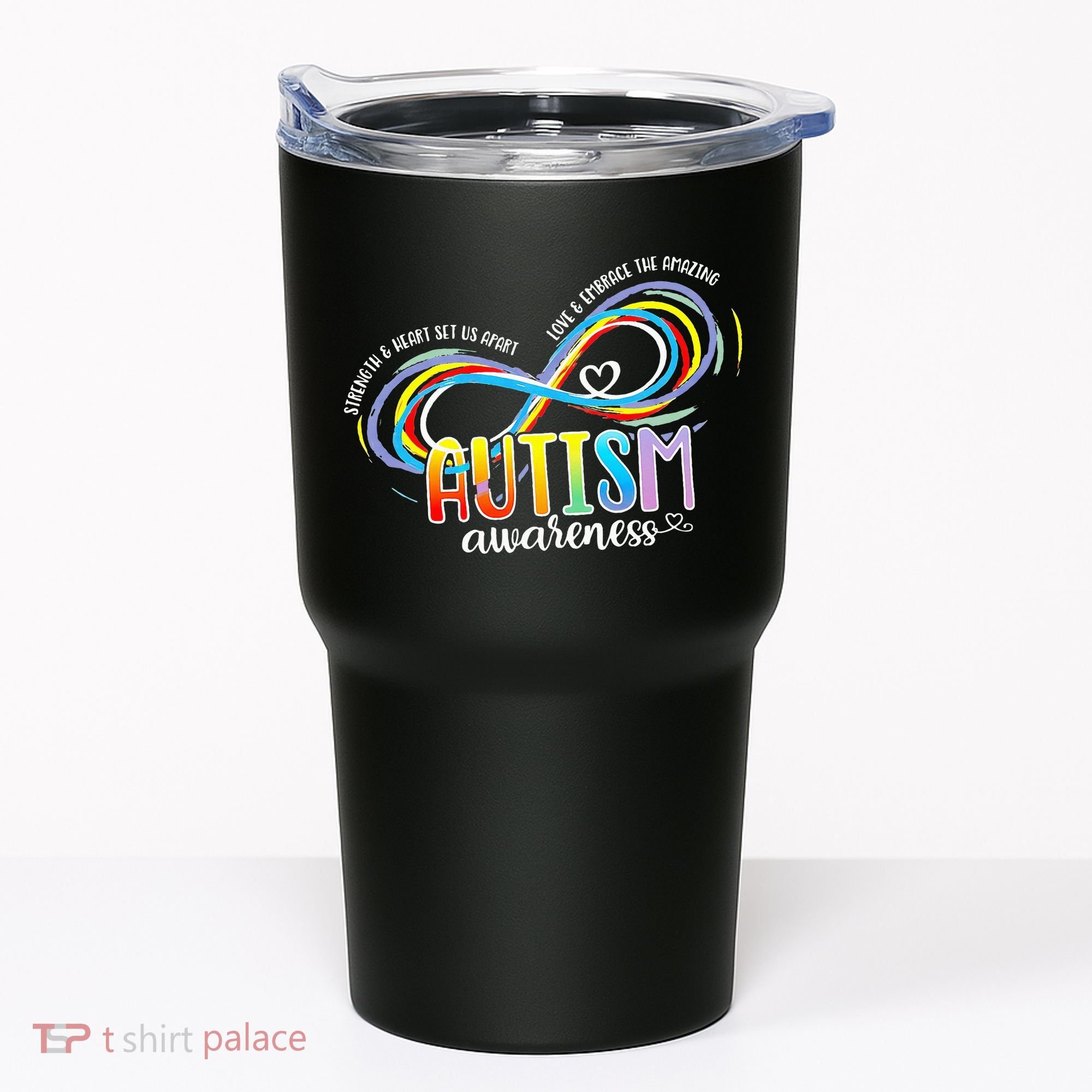 Strength And Heart Set Us Apart Autism acceptance Tumbler