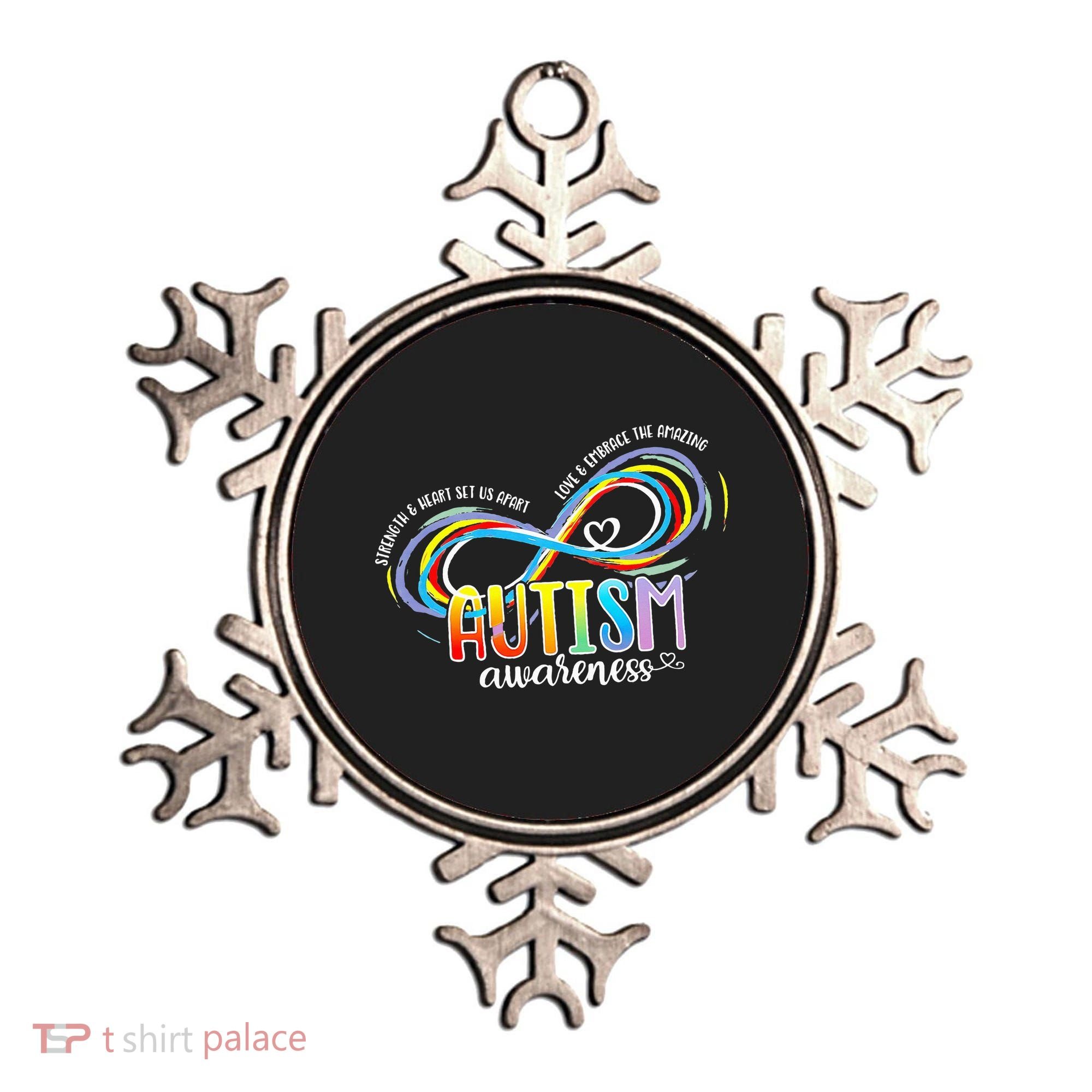 Strength And Heart Set Us Apart Autism acceptance Ornament