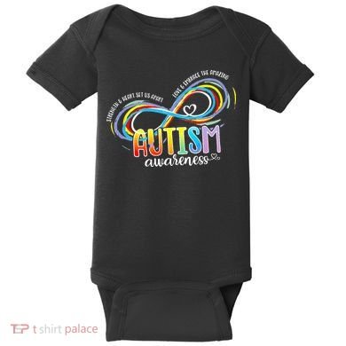 Strength And Heart Set Us Apart Autism acceptance Baby Bodysuit