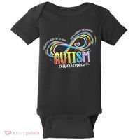 Strength And Heart Set Us Apart Autism acceptance Baby Bodysuit thumb 0